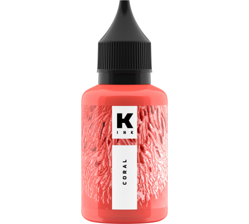 Тату краска ink - Коралловый - 30 мл