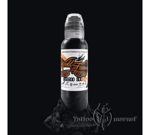 Краска World Famous Tattoo Ink Pitch Black