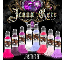 Краска World Famous Tattoo Ink Jenna Kerr's Jenstone Color Set (8 пигментов)