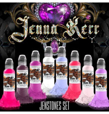 Краска World Famous Tattoo Ink Jenna Kerr's Jenstone Color Set (8 пигментов)