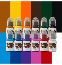 Краска World Famous Tattoo Ink Must-Haves Set (12 пигментов)