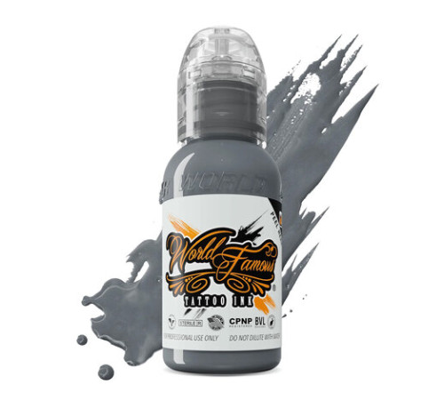 Краска World Famous Tattoo Ink Battleship Grey