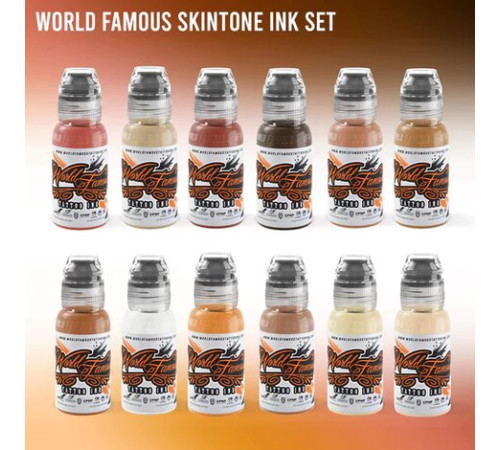 Краска World Famous Tattoo Ink 72 Bottle Color Set