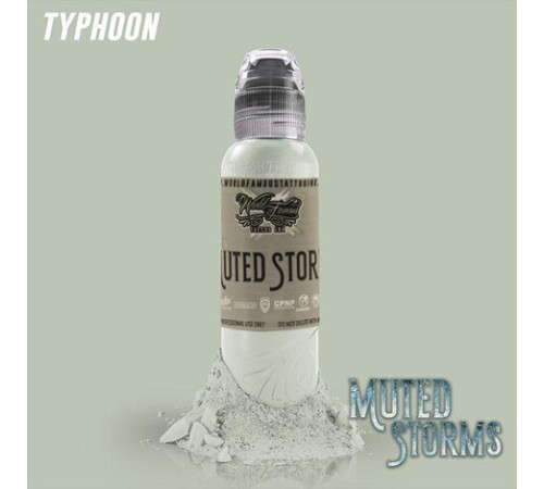 Краска World Famous Tattoo Ink Poch Muted Storms - Typhoon