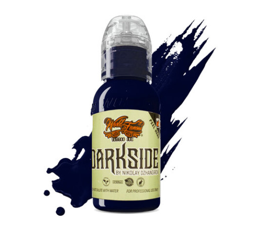 Краска World Famous Tattoo Ink Nikolay Dzhangirov Darkside Set - Deepest Blue