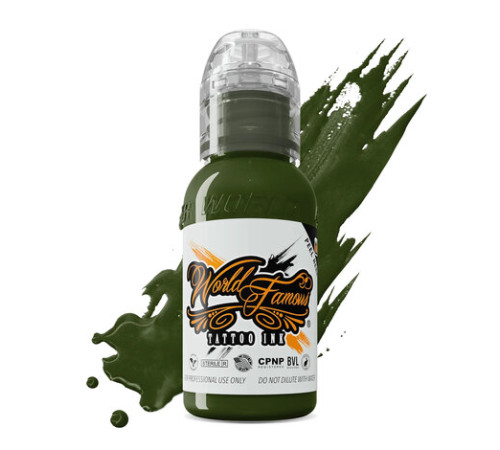 Краска World Famous Tattoo Ink Jay Freestyle - Olive Green