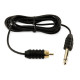 Клип-корд для тату машинки Mustang RCA COAXIAL с логотипом
