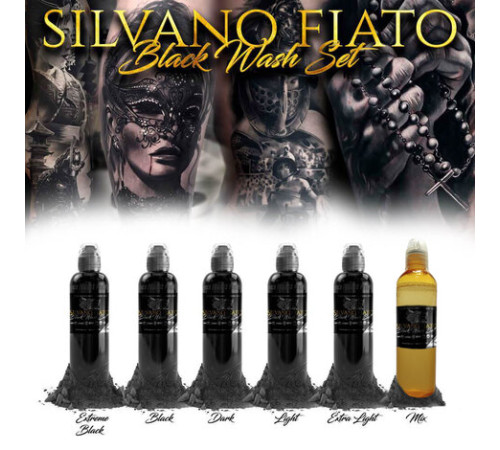 Краска World Famous Tattoo Ink Silvano Fiato - Dark
