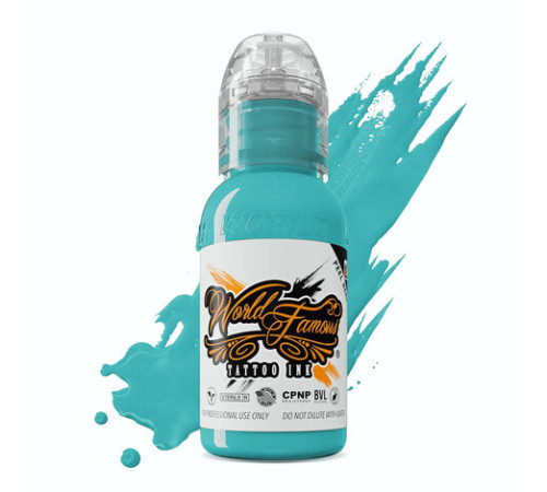 Краска World Famous Tattoo Ink Barrier Reef Blue