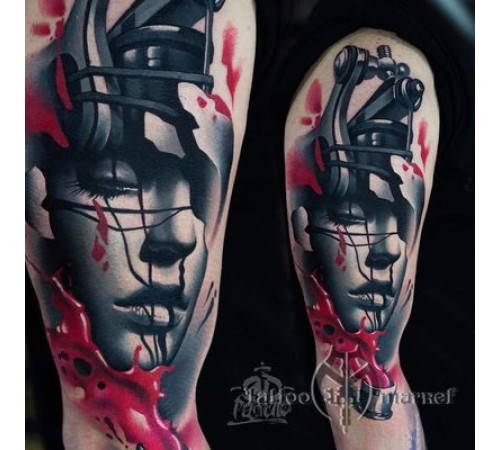 Краска World Famous Tattoo Ink A.D. Pancho Pastel Grey Set (6 пигментов)