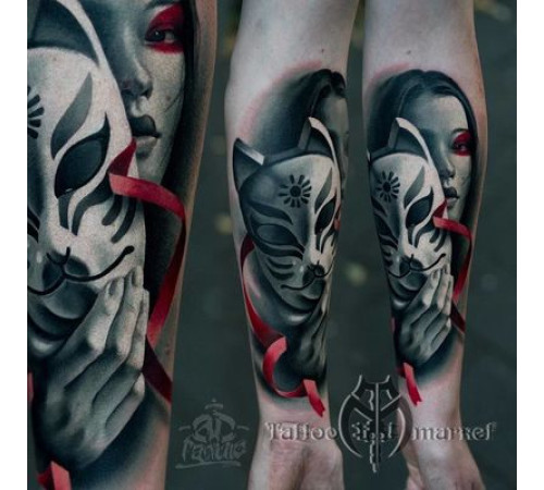 Краска World Famous Tattoo Ink A.D. Pancho Pastel Grey Set (6 пигментов)