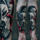 Краска World Famous Tattoo Ink A.D. Pancho Pastel Grey Set (6 пигментов)