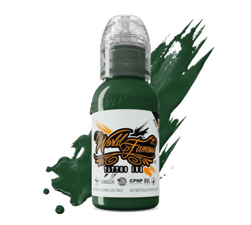 Краска World Famous Tattoo Ink Sandra Daukshta Hopeless Romance Set - Lonely Forest Green