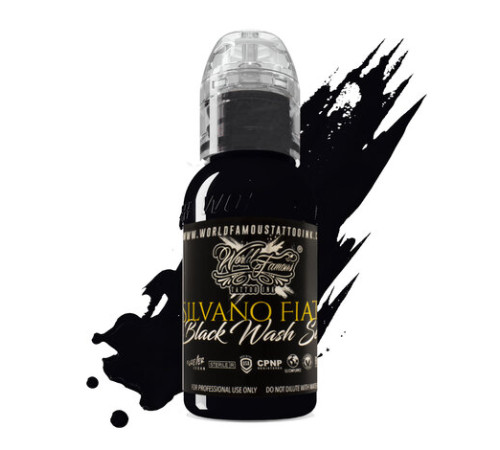 Краска World Famous Tattoo Ink Silvano Fiato Black Wash Set (6 пигментов)
