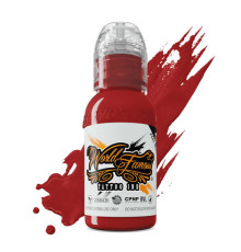 Краска World Famous Tattoo Ink Dima NBK - Fire Red #2 - 30 мл