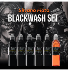 Краска World Famous Tattoo Ink Silvano Fiato Black Wash Set (6 пигментов)