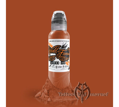 Краска World Famous Tattoo Ink Burnt Orange