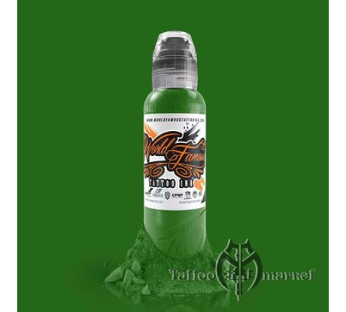Краска World Famous Tattoo Ink Everglades Green