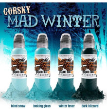 Краска World Famous Tattoo Ink Damian Gorski Mad Winter Set (4 пигмента)