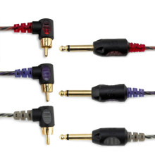 Клип-корд для тату машинки Bishop Premium Lightweight 90 Degree RCA Cord - 7 ft.