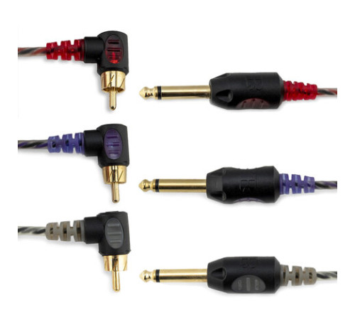 Клип-корд для тату машинки Bishop Premium Lightweight 90 Degree RCA Cord - 7 ft.