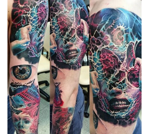 Краска World Famous Tattoo Ink Maks Kornev's Blood Color Set (4 пигмента)