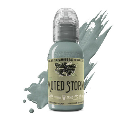 Краска World Famous Tattoo Ink Poch Muted Storms - Typhoon