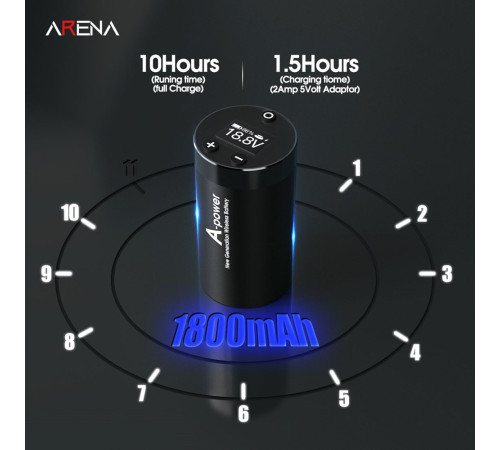 Тату машинка Dragonhawk Arena A Power Machine 2 battery WQP-030