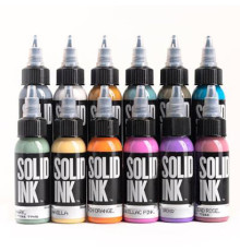 Тату краска Solid Ink Art Deco Set (12 colors)