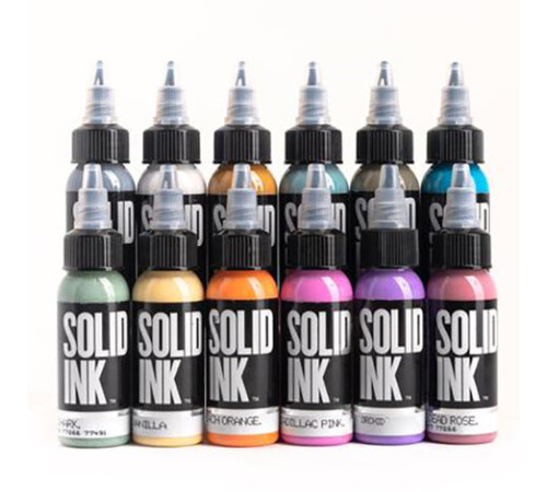 Тату краска Solid Ink Art Deco Set (12 colors)