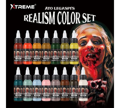 Тату краска Xtreme Ink Ato Legaspi's Realism Color Set