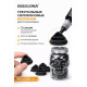Колпачки силиконовые AVA SKULLDNA Triangle Silicone Ink Cup 2in1 Black