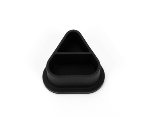 Колпачки силиконовые AVA SKULLDNA Triangle Silicone Ink Cup 2in1 Black