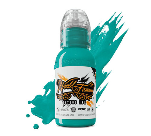 Краска World Famous Tattoo Ink Jay Freestyle - Turquoise