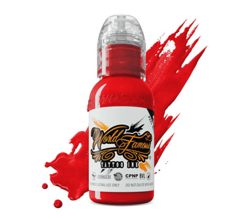 Краска World Famous Tattoo Ink Ilya Fom - Poison Dart Red