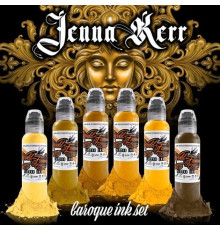 Краска World Famous Tattoo Ink Jenna Kerr's Baroque Color Set (6 пигментов)