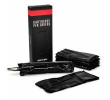 Барьерная защита на тату машинки типа Pen AVA Black Skull 50x150 мм (100 шт.)