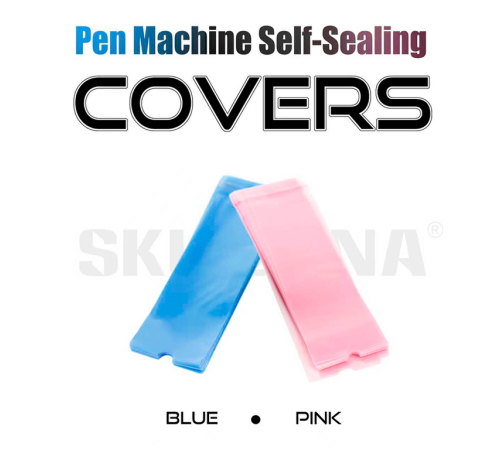 Барьерная защита на тату машинки AVA Pen Self-Sealing Pink 65x210 мм (100 шт.)
