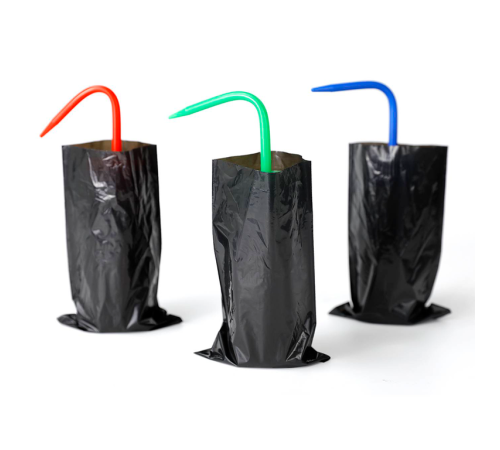 Барьерная защита на бутылку омыватель AVA SkullDna Wash Bottle Bags 120x200 мм (100 шт.)