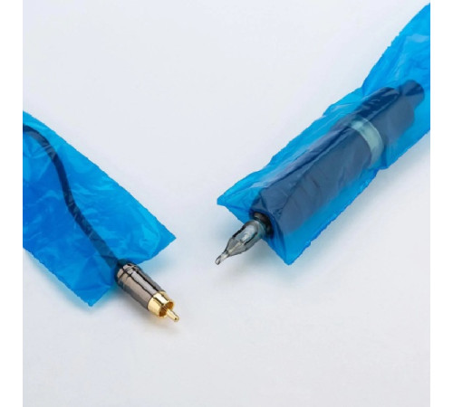 Барьерная защита на тату машинку Pen и клип-корд PCCS (100 шт.) Синий