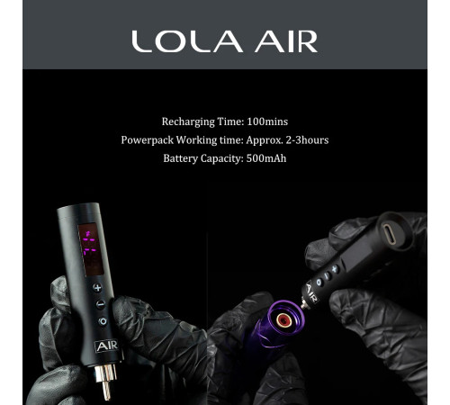 EZ Lola Air Silver Power - Pink Gradient