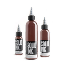 Тату краска Solid Ink Brown