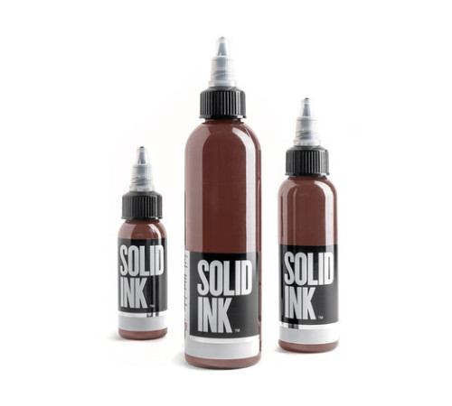 Тату краска Solid Ink Brown