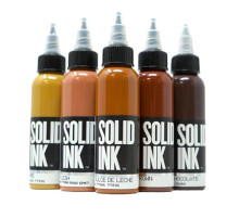 Тату краска Solid Ink Brown Set 5