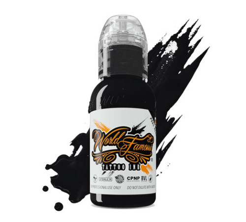 Краска World Famous Tattoo Ink Pitch Black