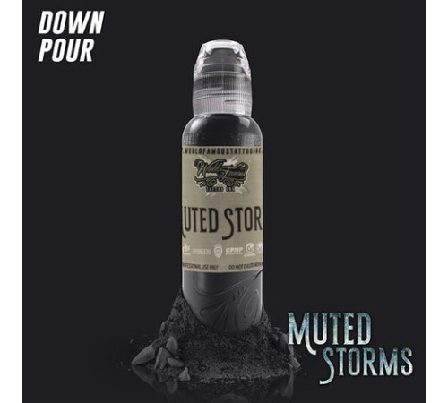 Краска World Famous Tattoo Ink Poch Muted Storm (6 пигментов)