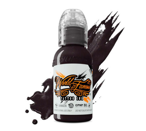 Краска World Famous Tattoo Ink Chris Rigoni - Smokey Dark - 30 мл