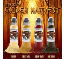 Краска World Famous Tattoo Ink Damian Gorski Golden Harvest Set (4 пигмента)