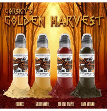 Краска World Famous Tattoo Ink Damian Gorski Golden Harvest Set (4 пигмента)