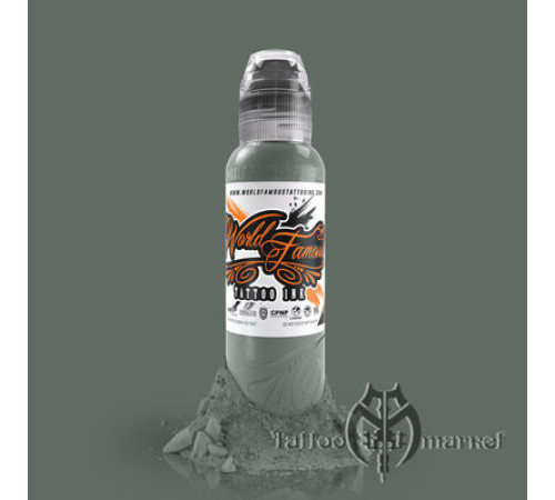 Краска World Famous Tattoo Ink Jason Ackerman - Green River Gray